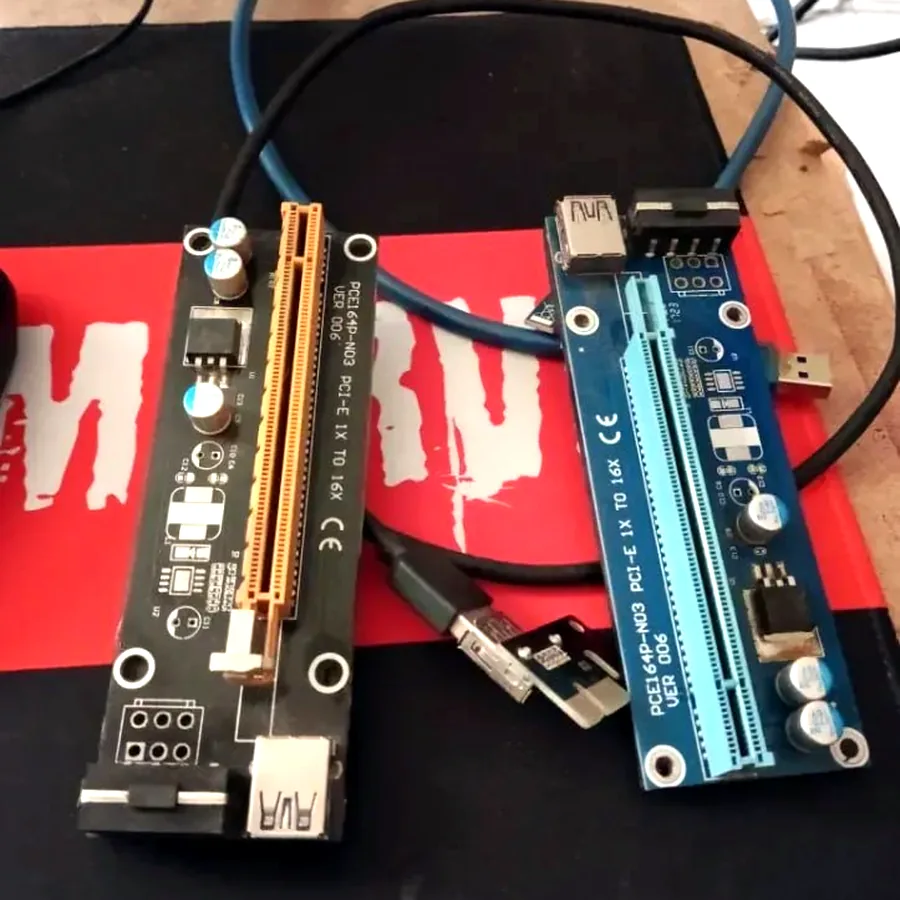 PCI-E райзеры для майнинга, 500 драм
