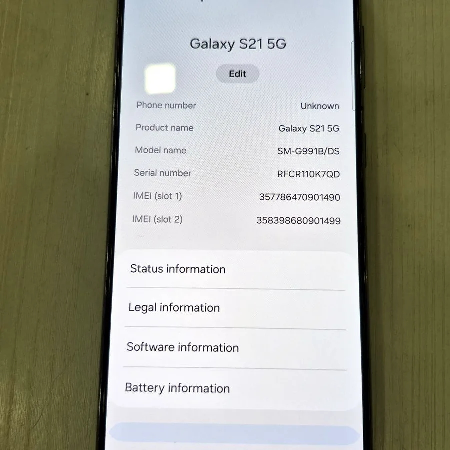 Samsung Galaxy S21 5G, 128GB, отличное состояние