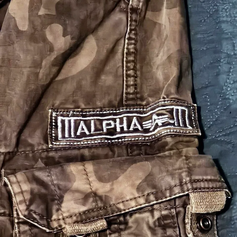 Alpha Industries камуфляжные брюки vintage, размер 31