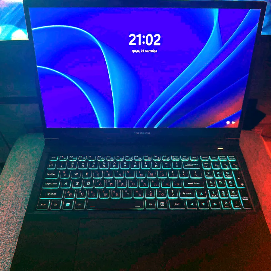Ноутбук Colorful X15 AT 22, игровой, RTX 3060