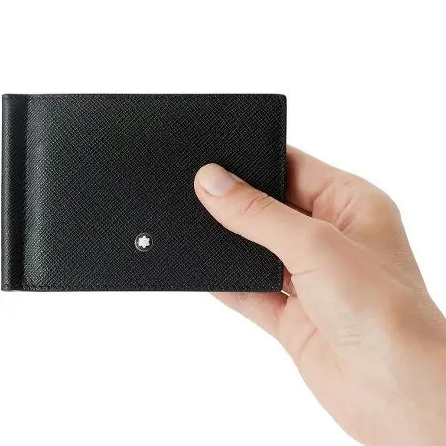 Montblanc Sartorial Wallet 6cc Money Clip Black