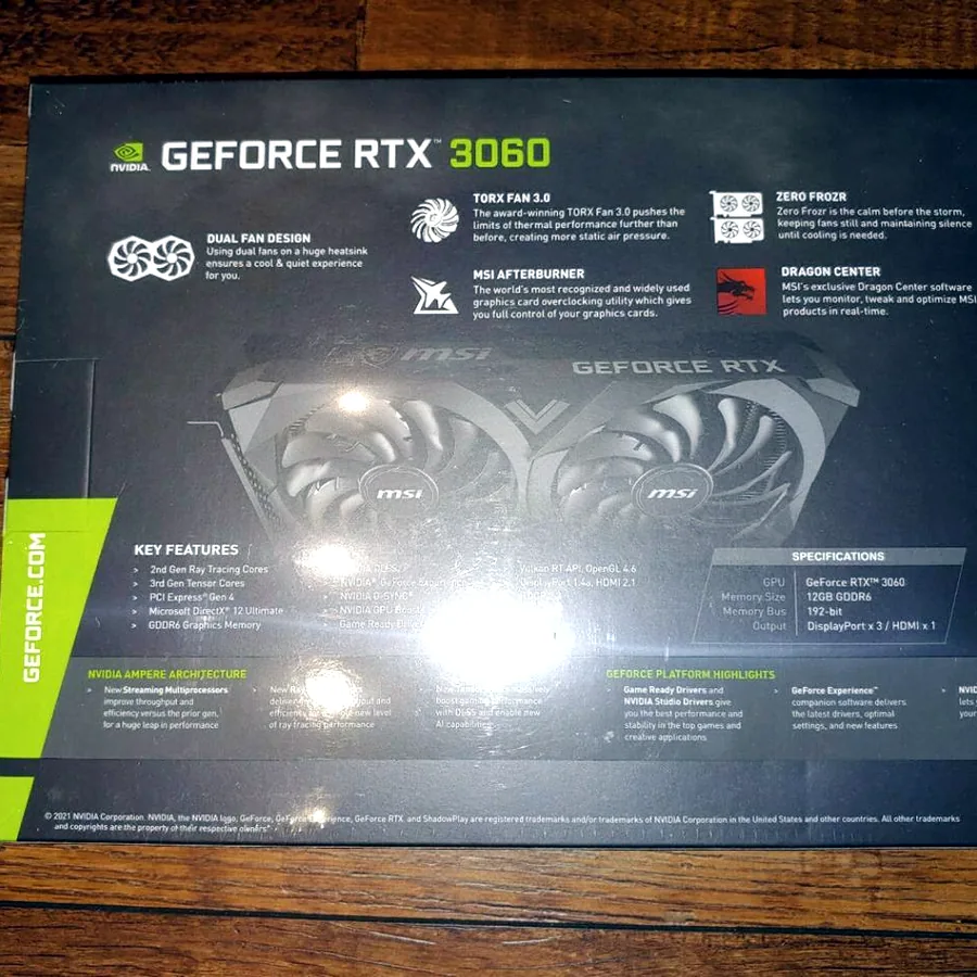 MSI GeForce RTX 3060 Ventus 2X 12G OC