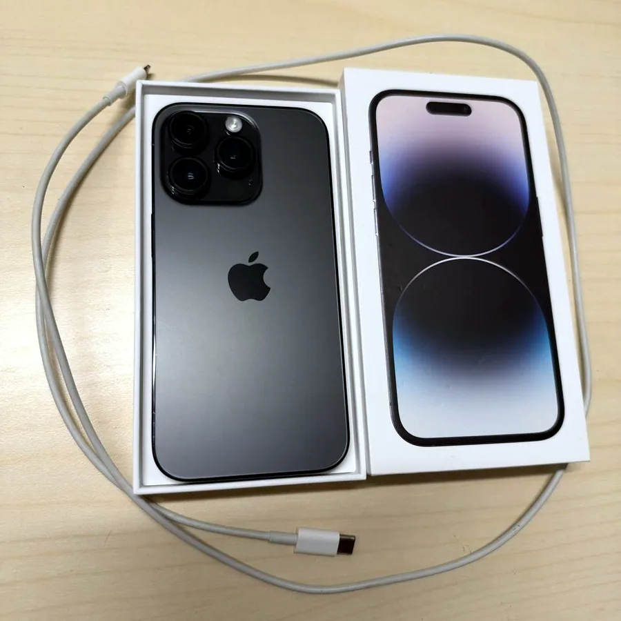 iPhone 14 Pro 256 GB, space grey, батарея 79%