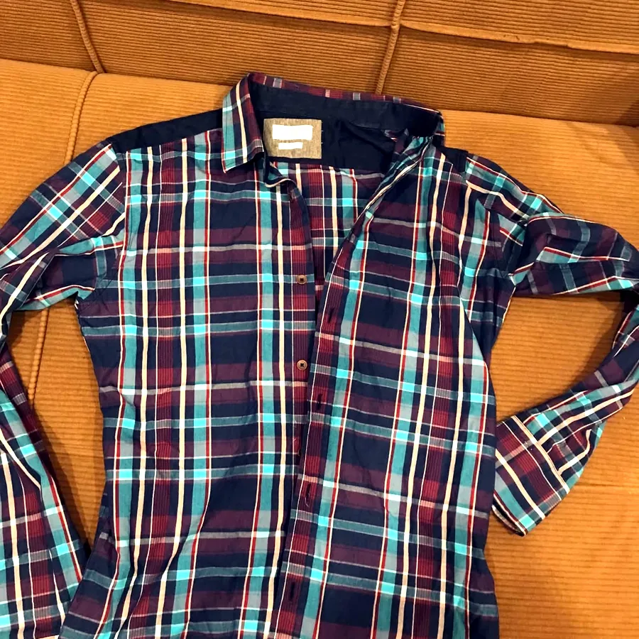 Рубашка Zara клетчатая, S