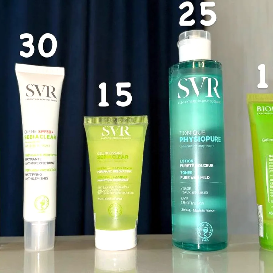 Дерматологическая косметика SVR и Bioderma, набор