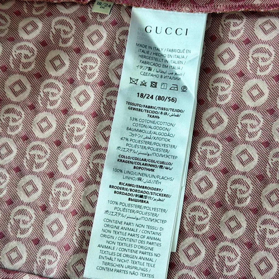 Платье Gucci оригинал, размер на 1,5-2 года