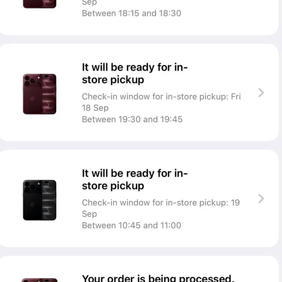 Предзаказ iPhone Pro в Apple Store