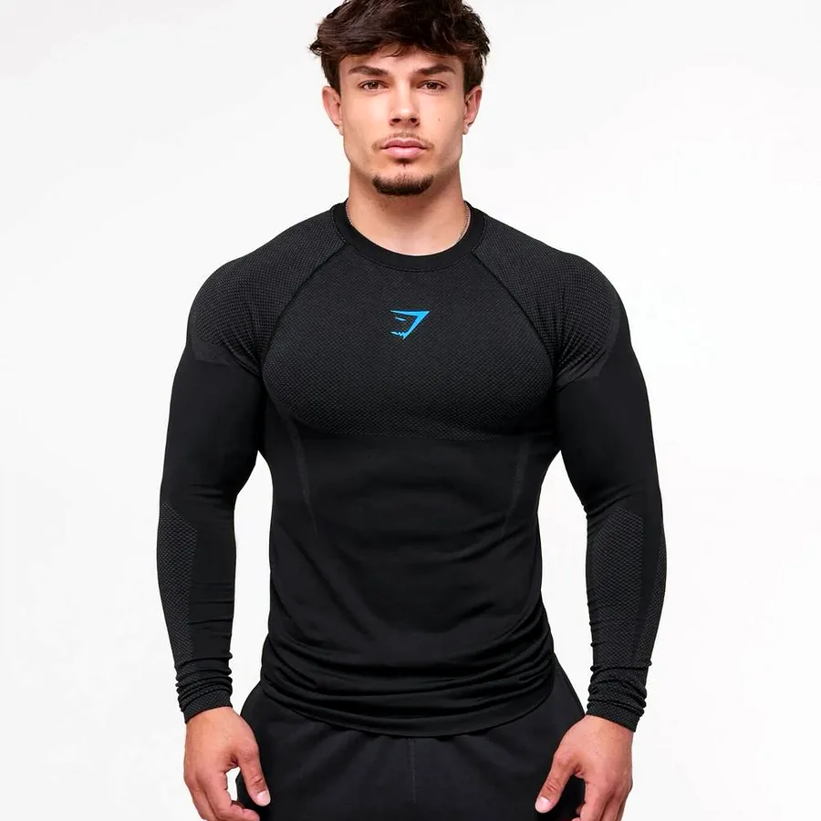 Gymshark Onyx 5.0 Seamless Long Sleeve, размер M