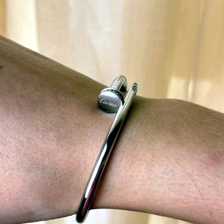 Браслет Cartier Гвоздь, белое золото