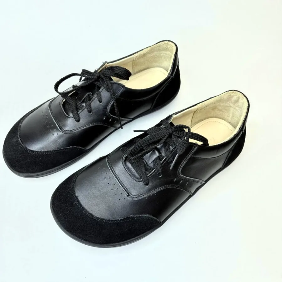 Босоногие кеды из натуральной кожи, размеры 36-37