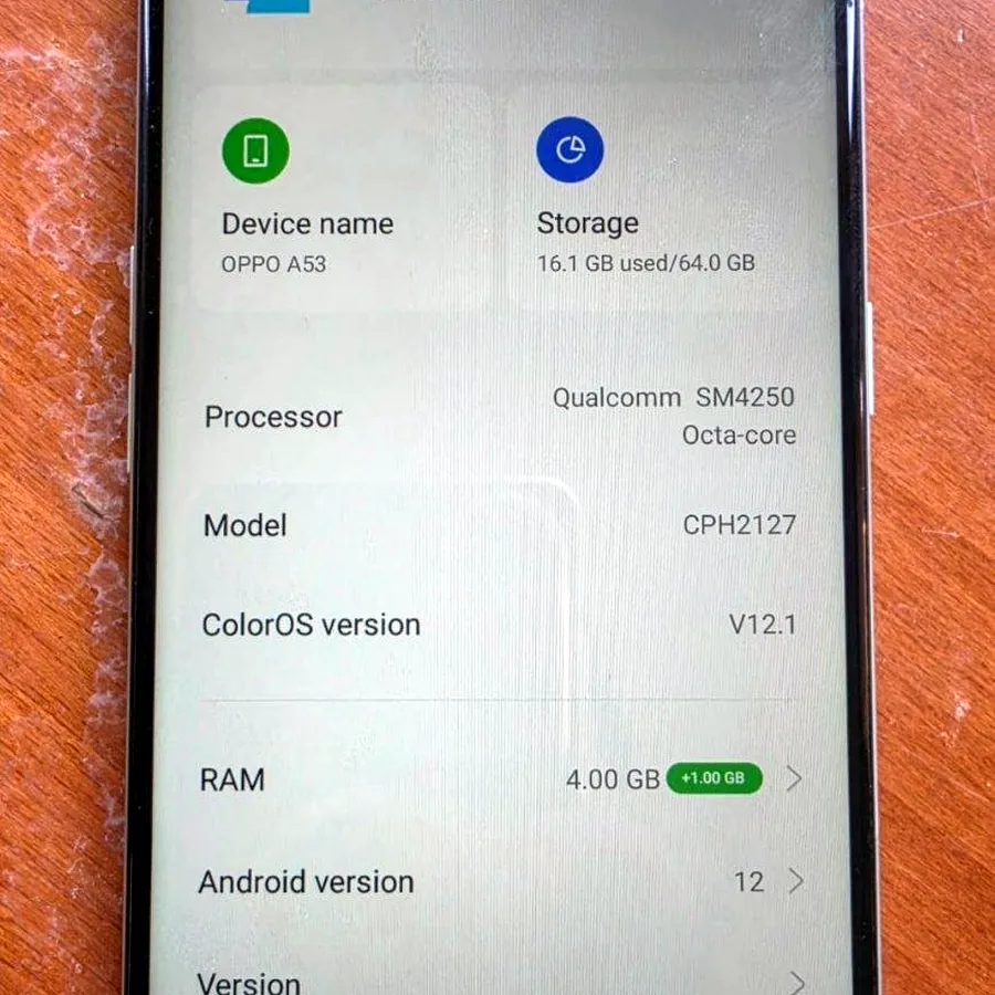 OPPO A53, 64 ГБ, 4 ГБ ОЗУ