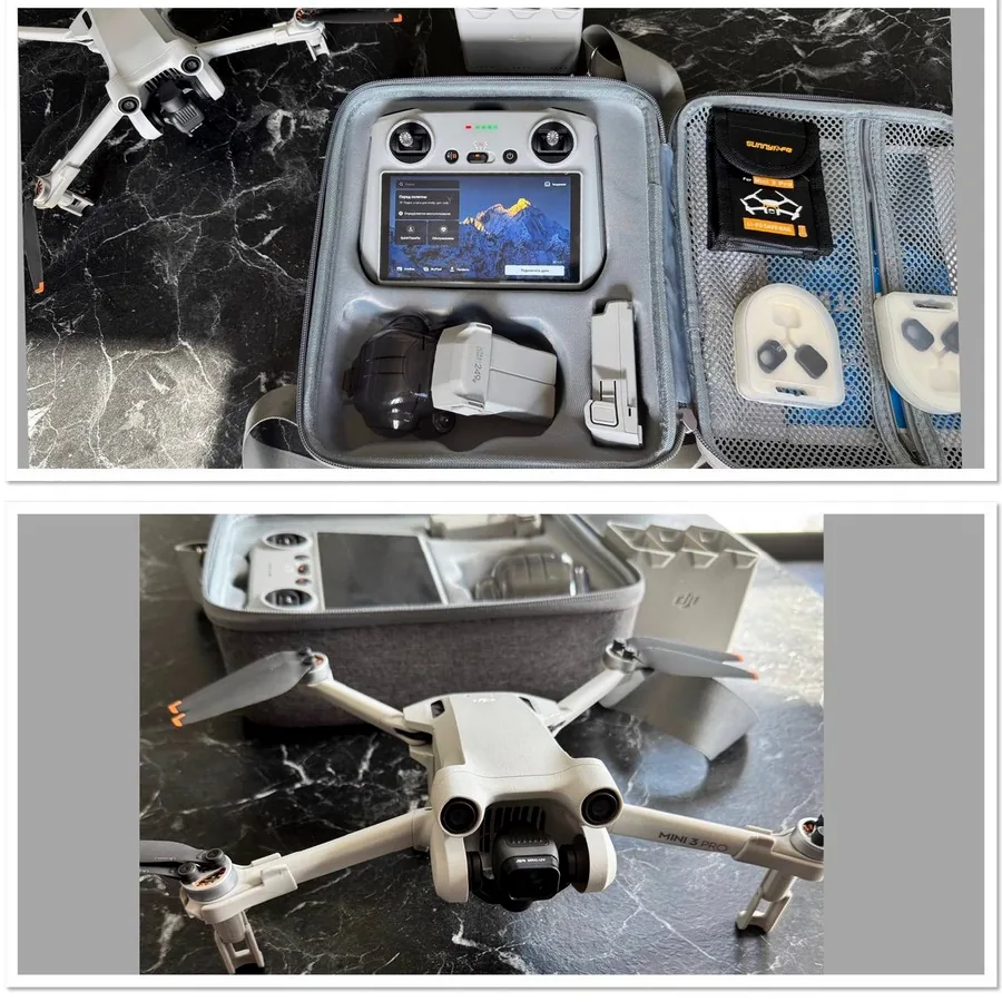 DJI Mini 3 Pro, отличное состояние, комплект