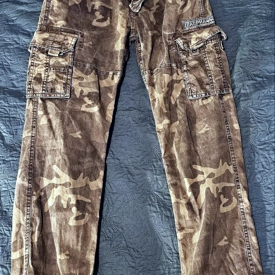 Alpha Industries камуфляжные брюки vintage, размер 31