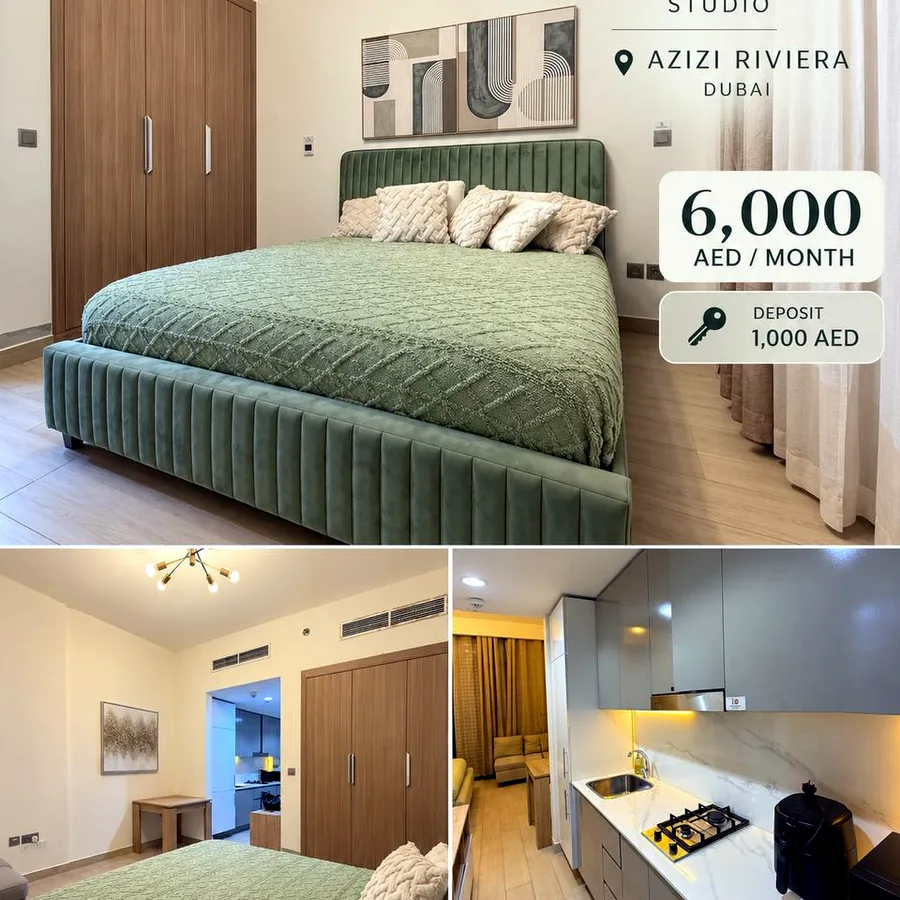 Студия в Azizi Riviera
