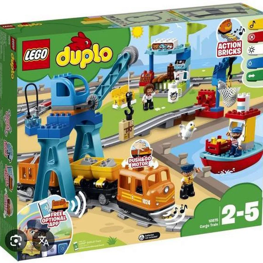 Lego Duplo, поезд на батарейках