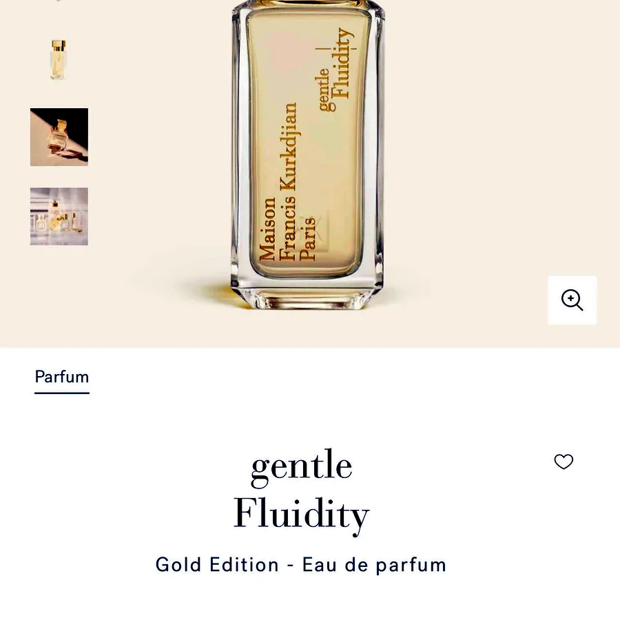 Парфюм Maison Francis Kurkdjian Gentle Fluidity Gold, 35 мл