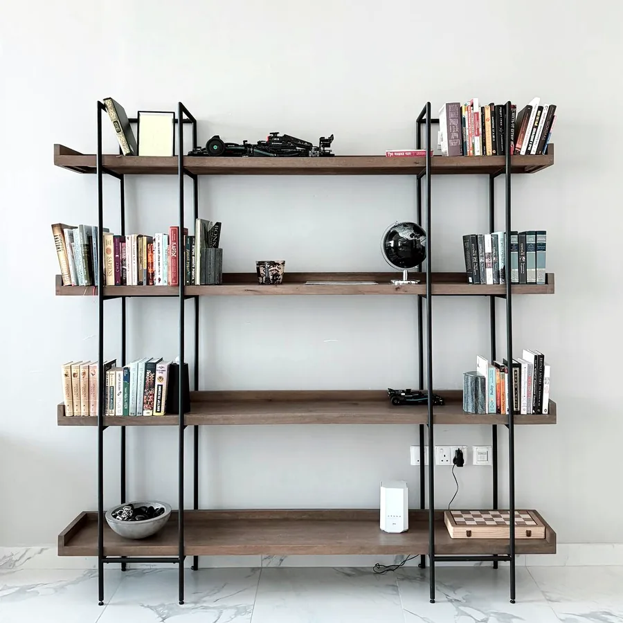 Стеллаж Crate & Barrel, натуральное дерево
