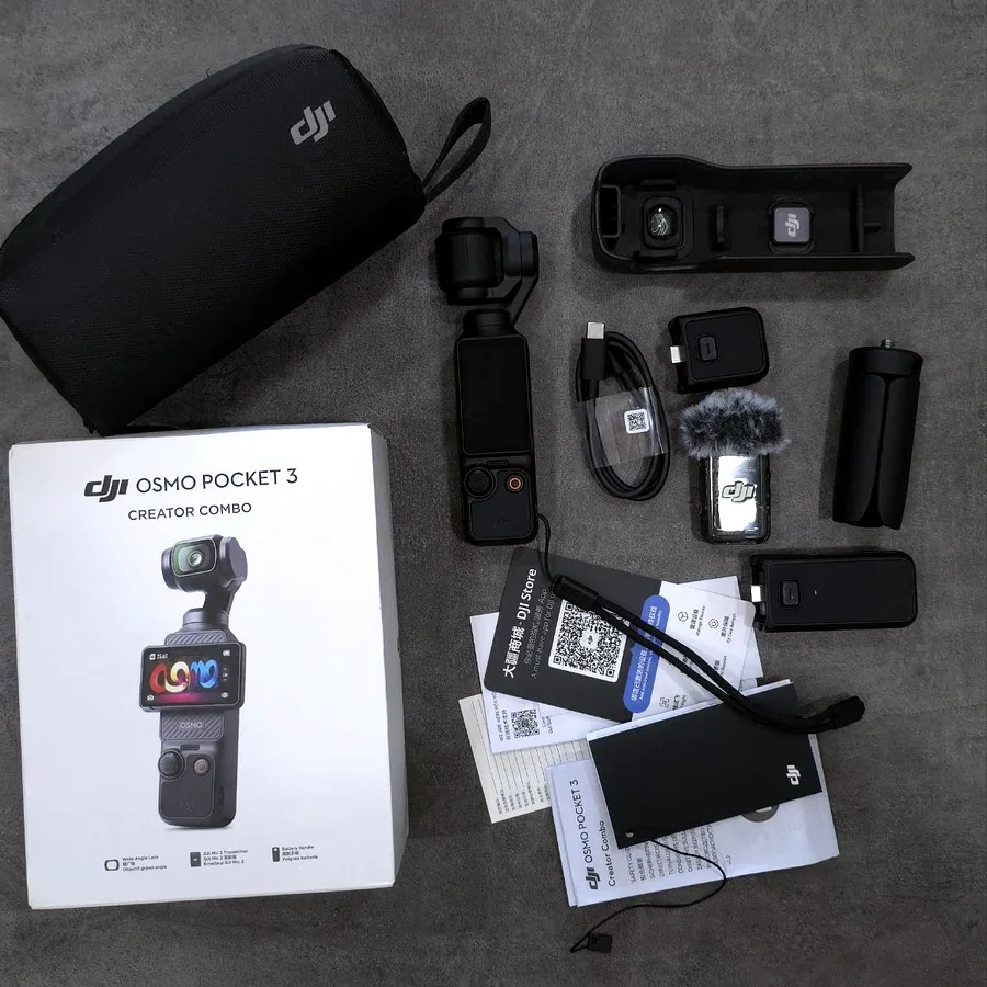 DJI Osmo Pocket 3 Creator Combo, полный комплект