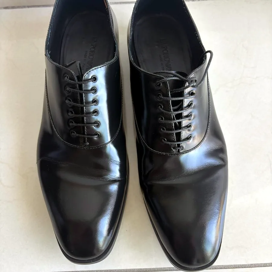 Туфли Emporio Armani кожаные, размер 43-44