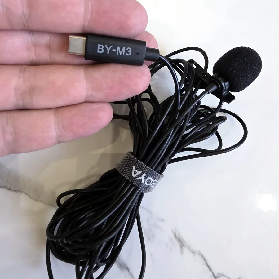 Микрофон BOYA BY-M3, петличка, USB-C
