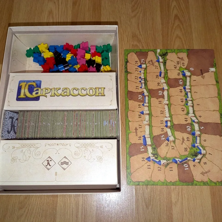 Настольная игра Каркассон, идеальное состояние