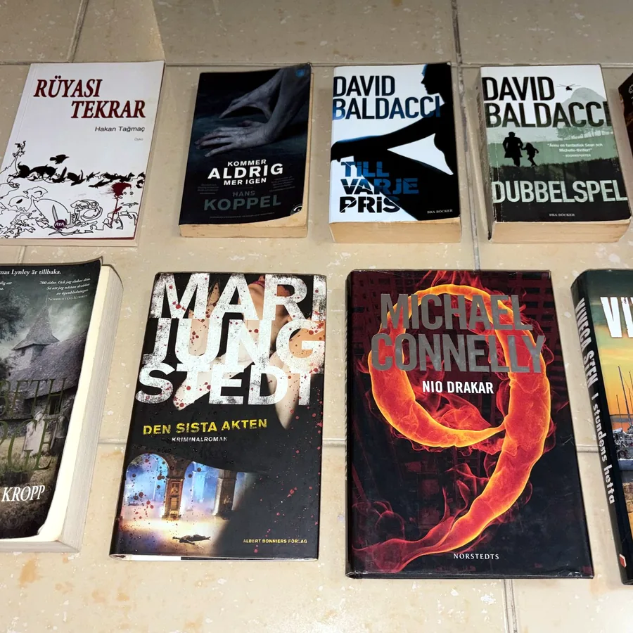 Книги на шведском и турецком языках
