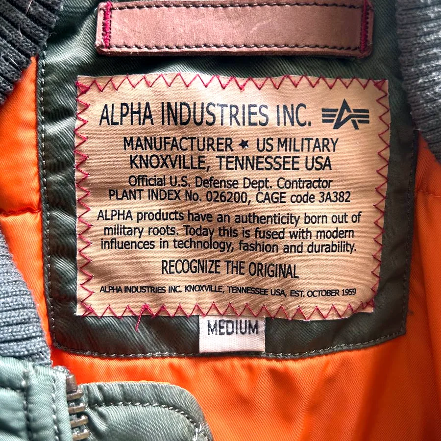Куртка Alpha Industries NASA, размер M