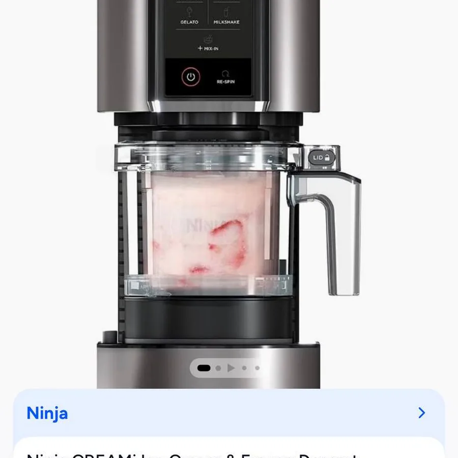 Ninja CREAMi Deluxe 10 в 1, аппарат для мороженого