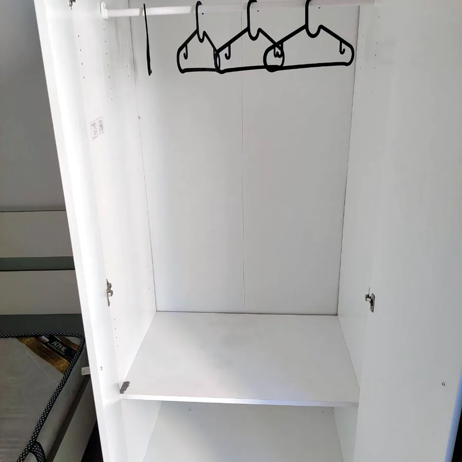 Шкаф платяной IKEA белый, 80×55×176 см