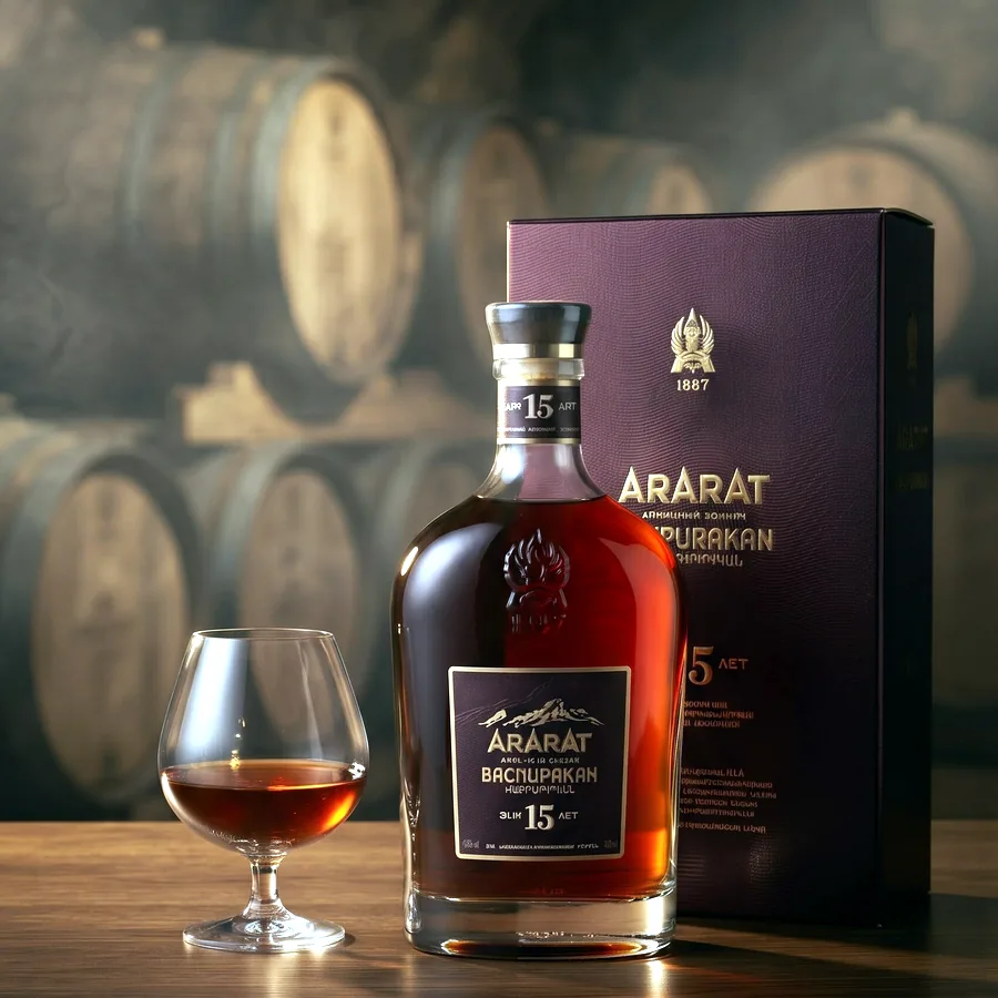 ARARAT Vaspurakan 15 лет, армянский коньяк