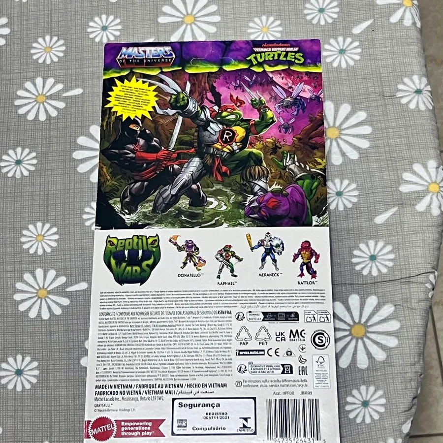 Фигурка Рафаэль Mattel Turtles of Grayskull, 14 см