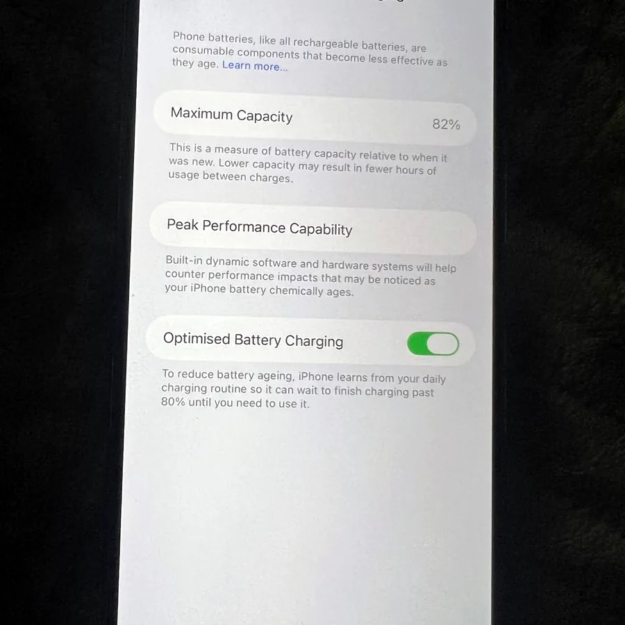iPhone 14 Pro Max 512GB, 82%, Black