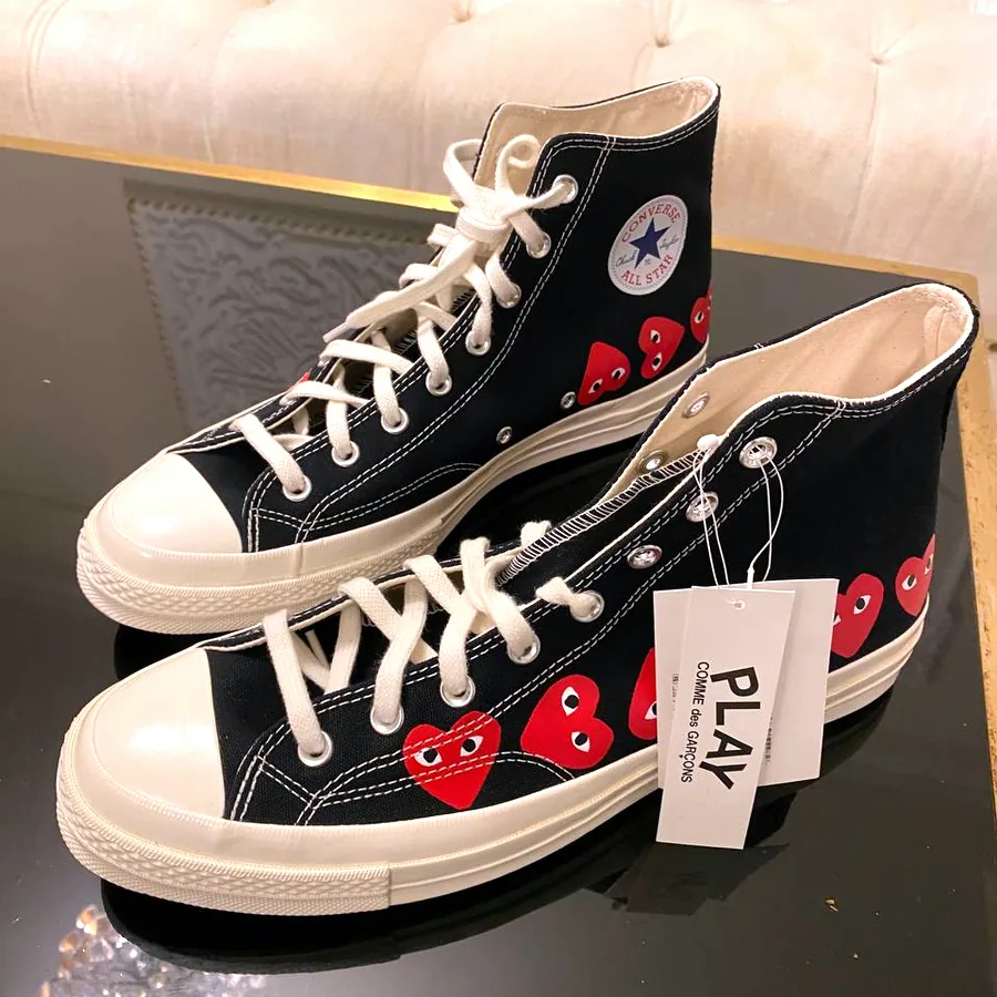 Кроссовки Converse x Comme des Garçons, размер 46
