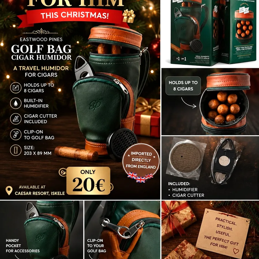 Сумка для сигар Eastwood Pines Golf Bag Cigar Humidor