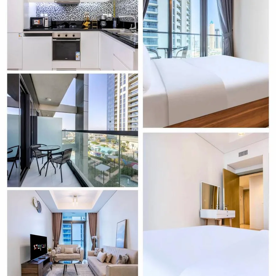 Люкс 1-спальная квартира в Aykon Tower, Business Bay