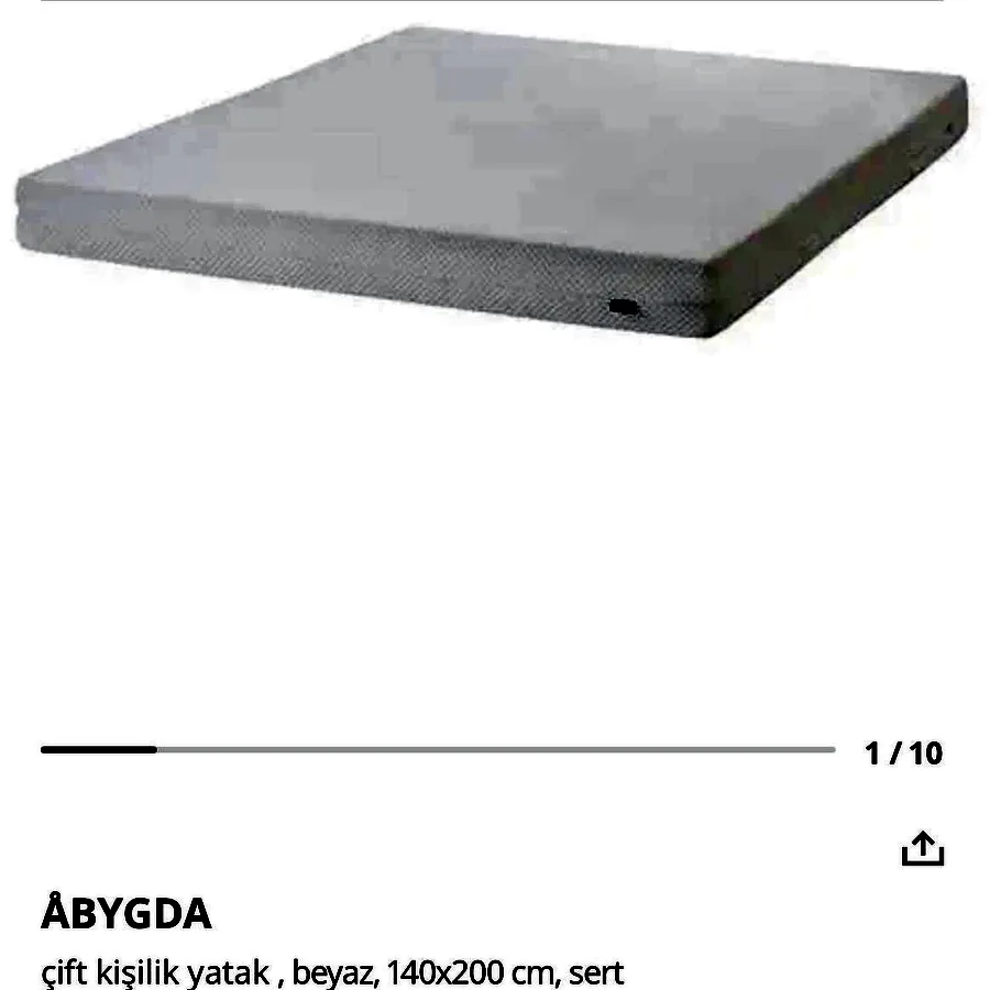 Матрас IKEA ÅBYGDA 140×200 см