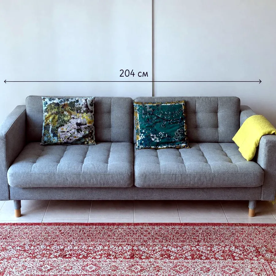 Диван IKEA Landskrona 3-местный, фисташковый