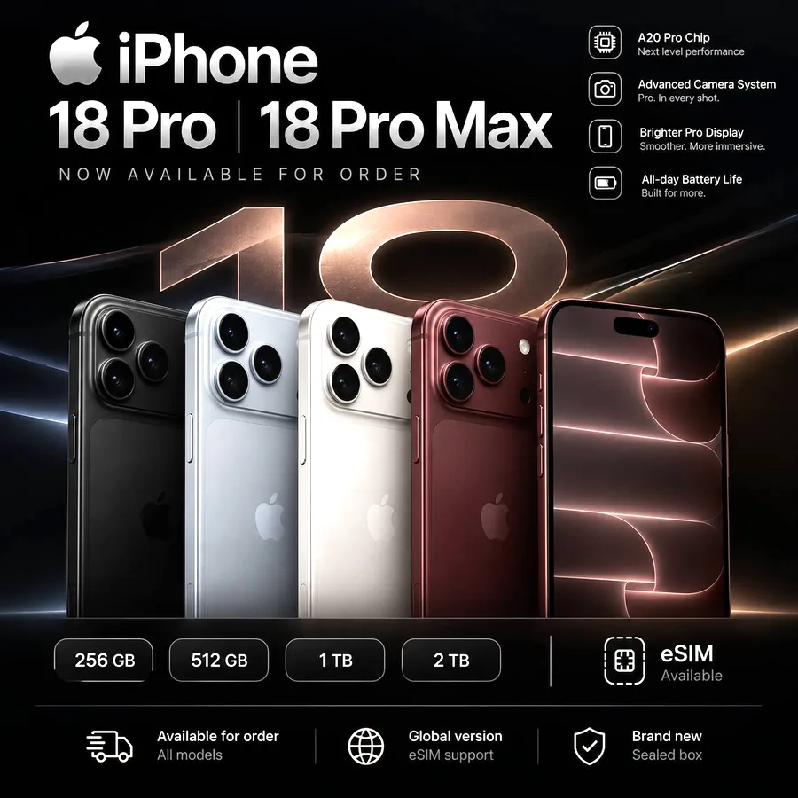 iPhone 18 Pro / Pro Max, новые, под заказ