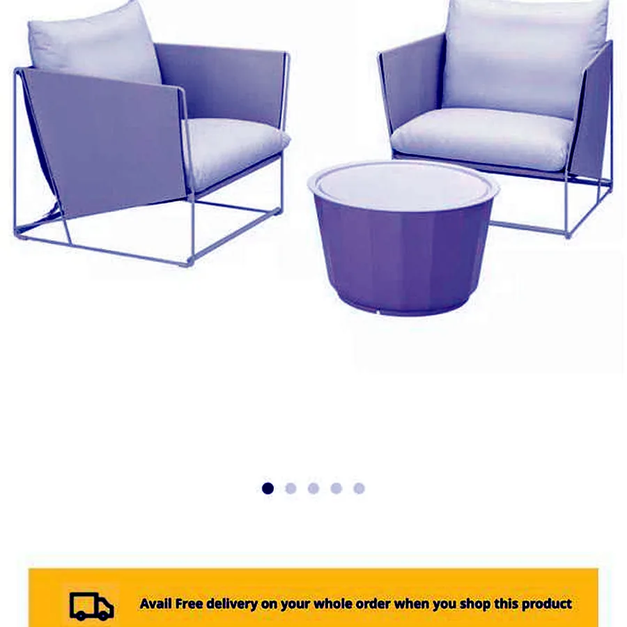 Четыре кресла IKEA Havsten, бежевые