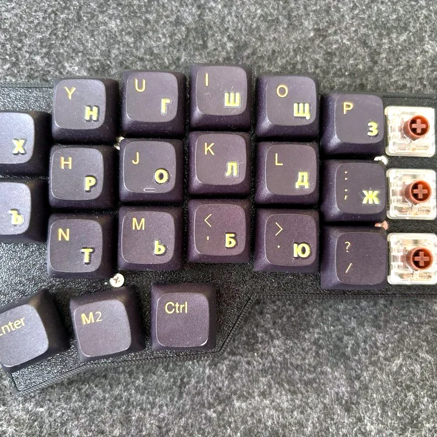 Механическая клавиатура Corne V4.1, Cherry V2