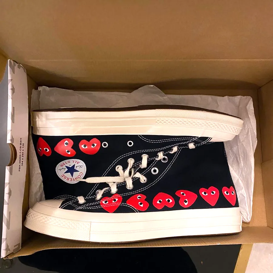 Кроссовки Converse x Comme des Garçons, размер 46