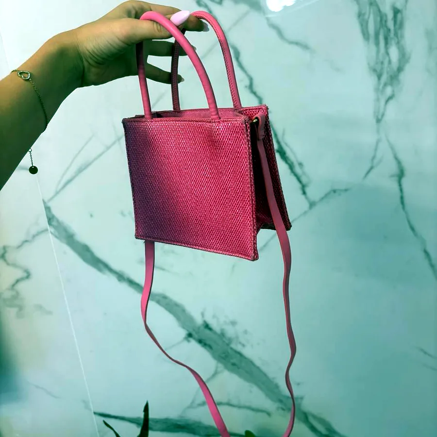 Розовая сумка H&M