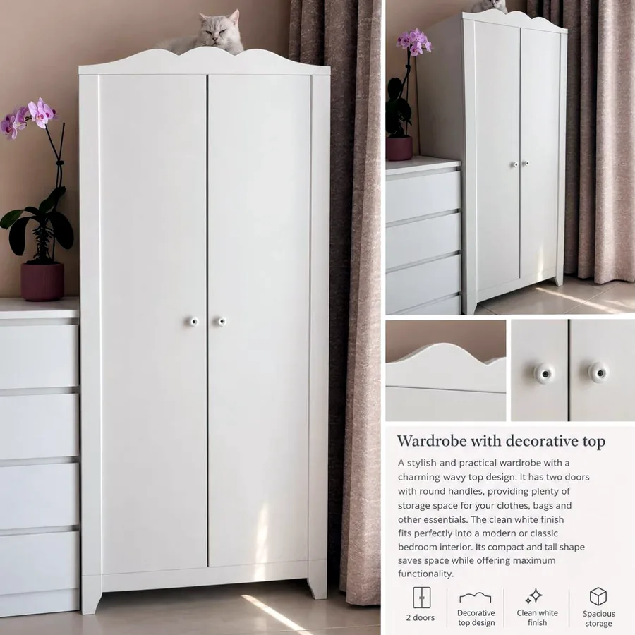 Детский шкаф IKEA белый