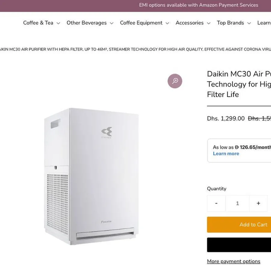 Очиститель воздуха Daikin MC30YBFVM