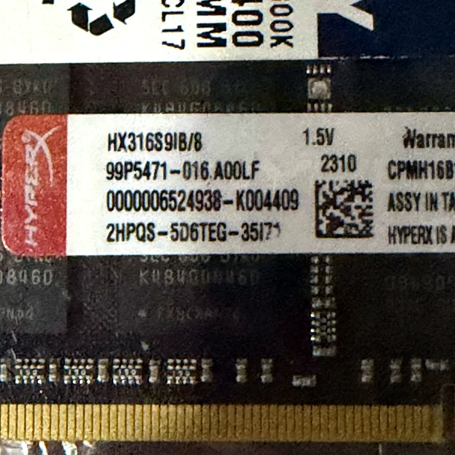 Память HyperX Impact 16 ГБ DDR3L для ноутбука