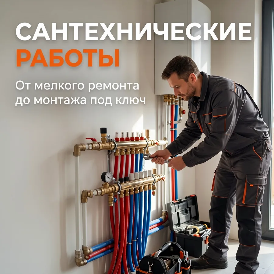 Сантехнические работы: ремонт и монтаж