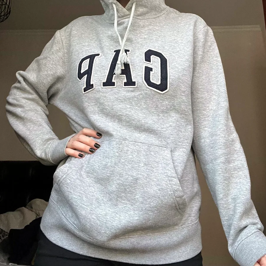 Худи GAP серое, размер S-M
