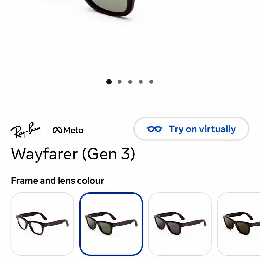Ray-Ban Meta Gen3, оригинальные
