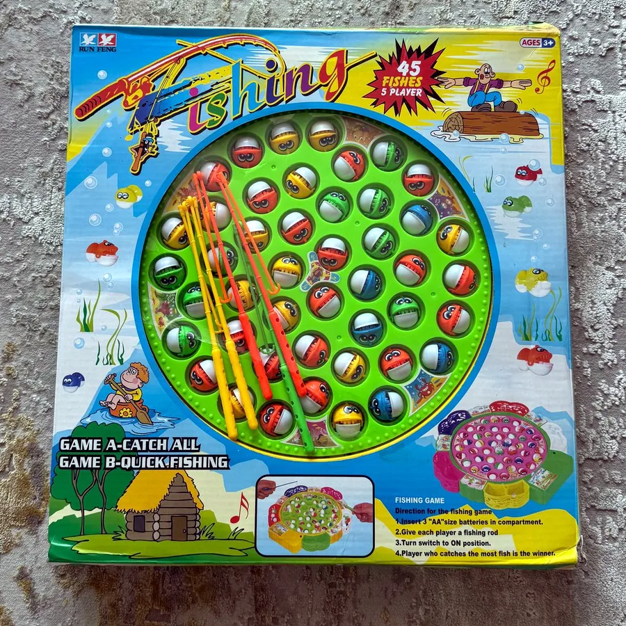 Музыкальная настольная игра «Рыбалка», 3+