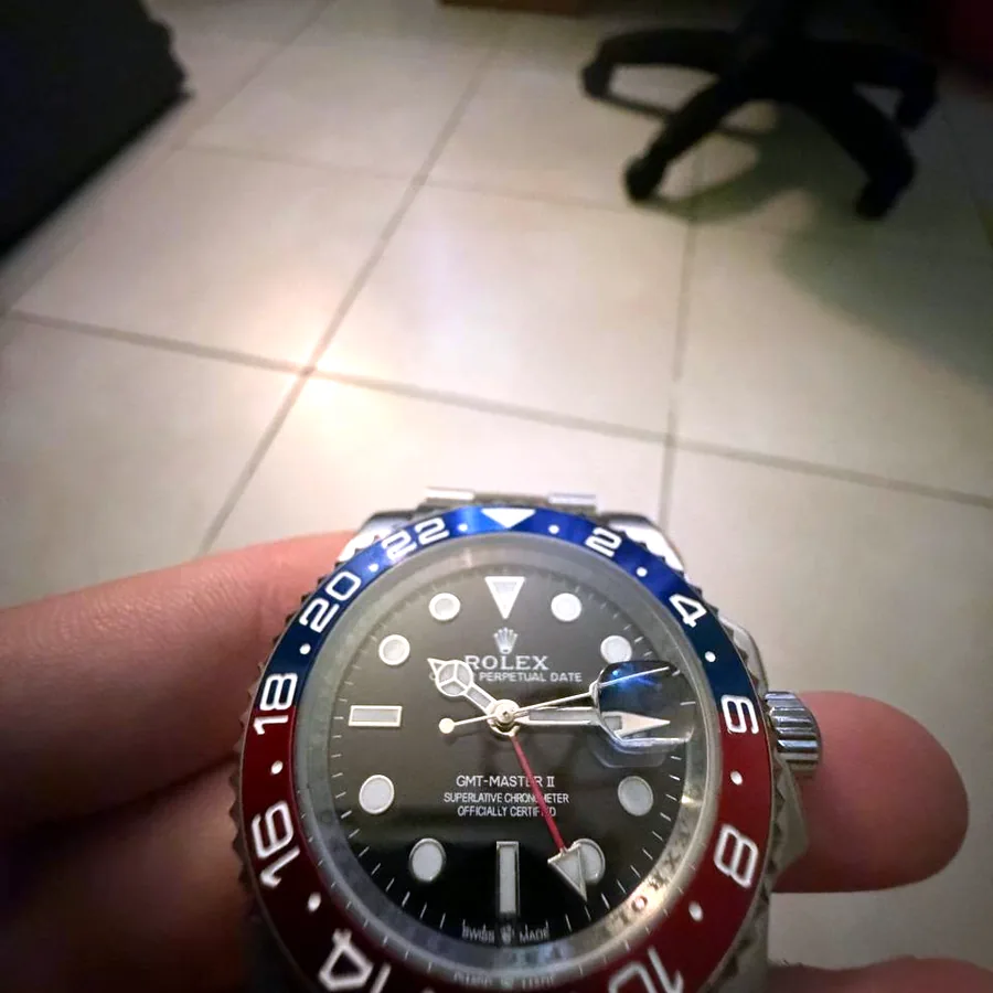 Часы GMT Master II Pepsi, качественный аналог